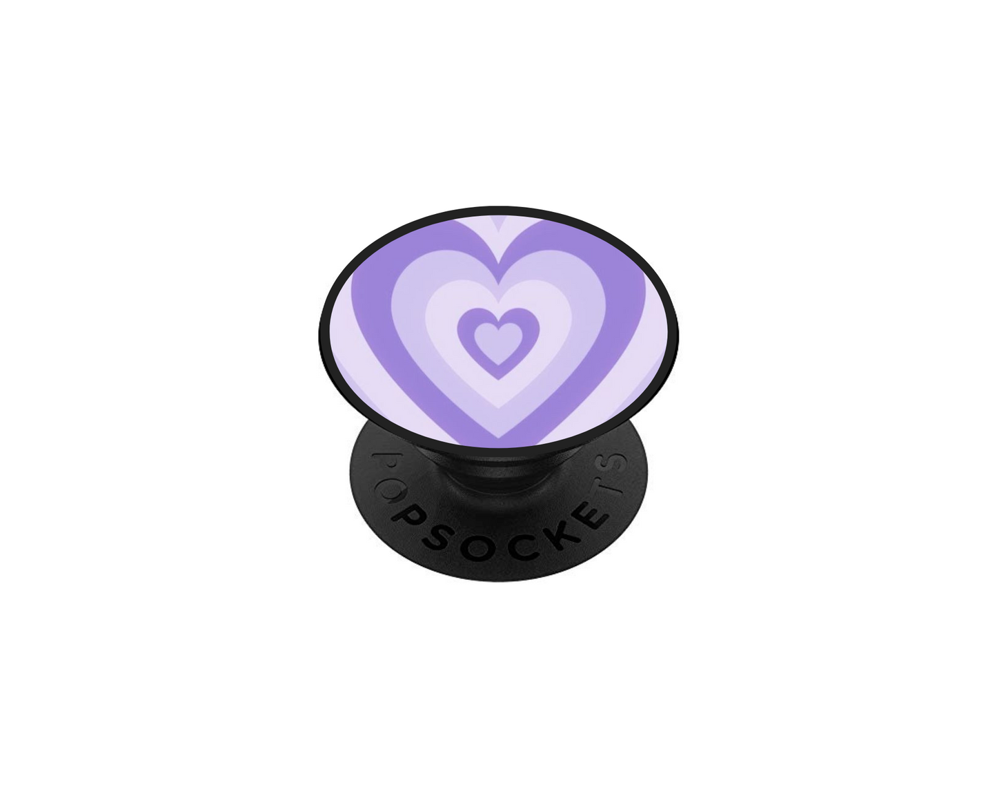 Pop socket cœur lila