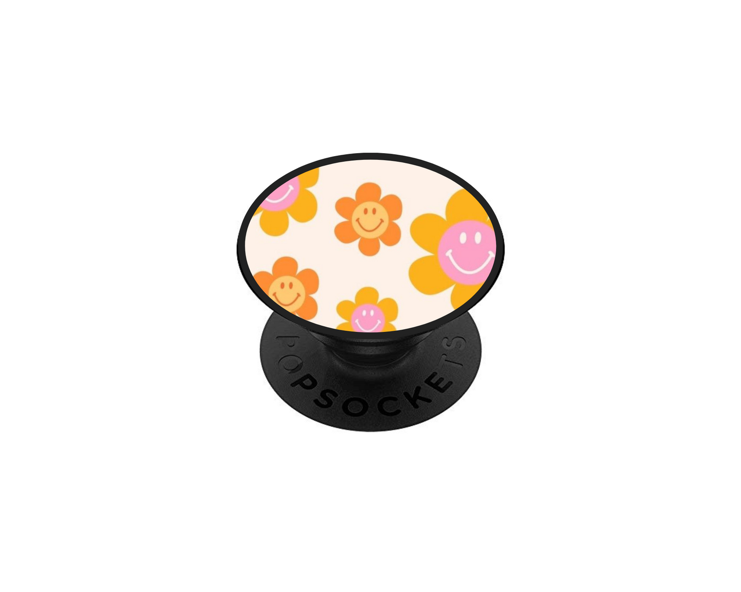 Pop socket flower smiley