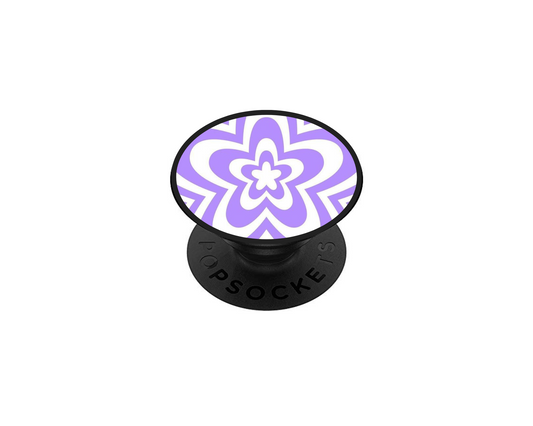 Pop socket flower lila