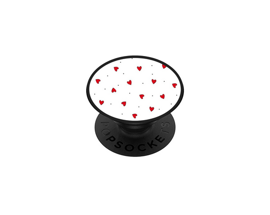 Pop socket petit cœur rouge