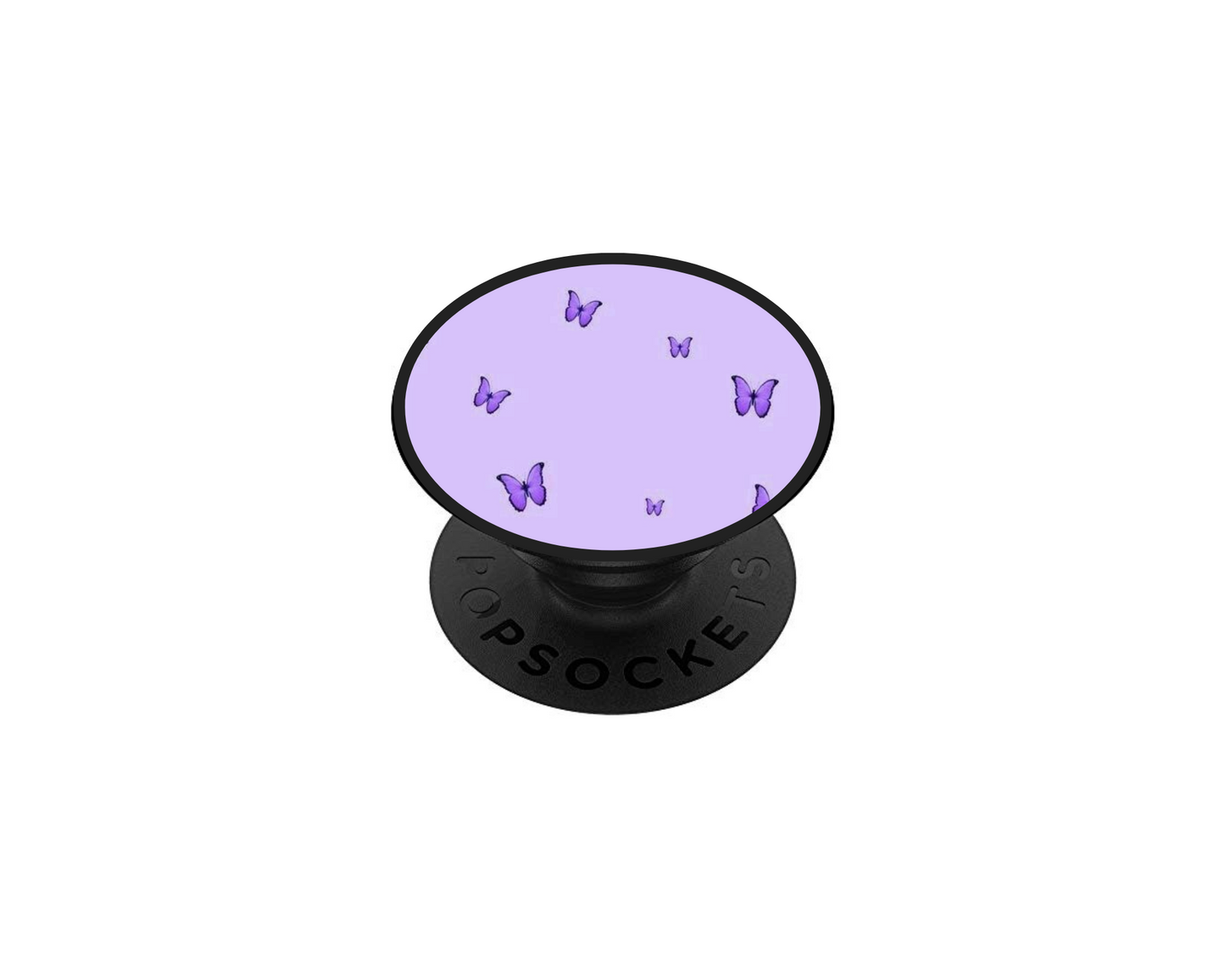 Pop socket purple papillon