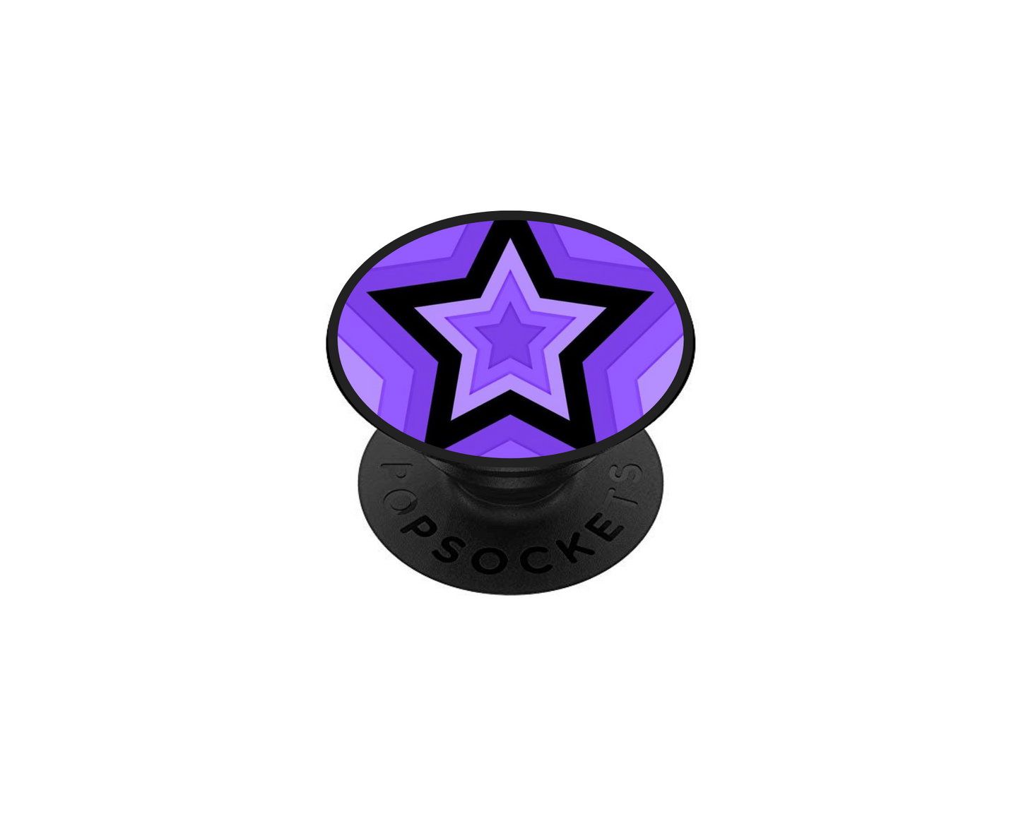 Pop socket purple étoile