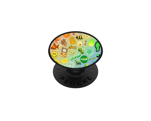 Pop socket smiley multi colore