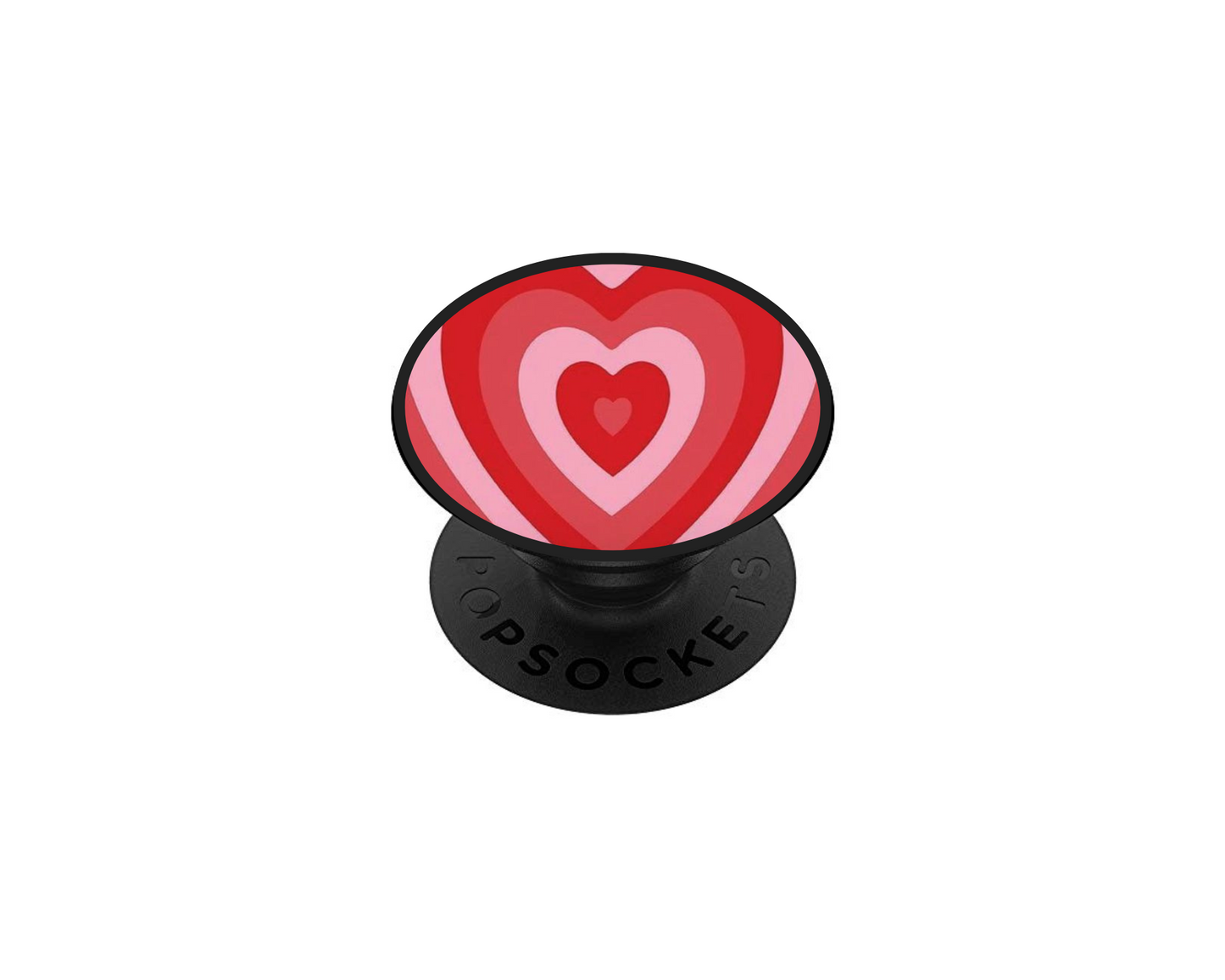 Pop socket cœur rouge