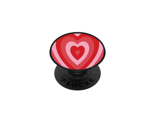 Pop socket cœur rouge