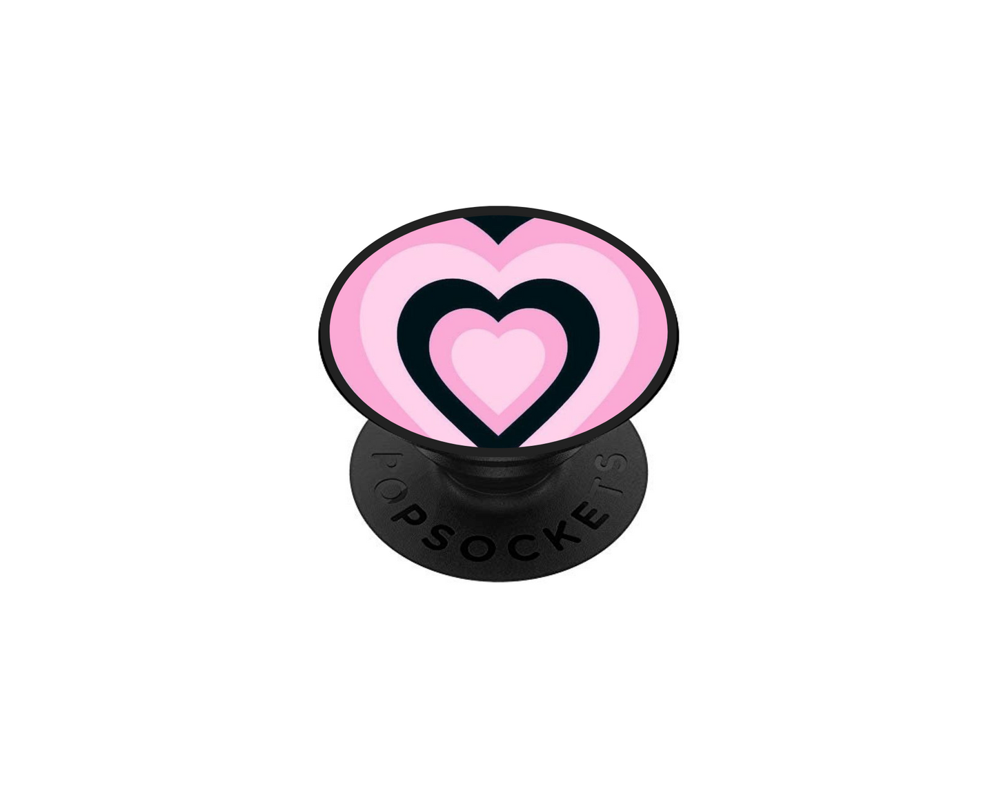 Pop socket pink and black